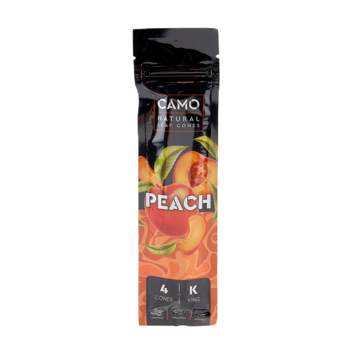 Camo Natural Leaf Cones / Peach